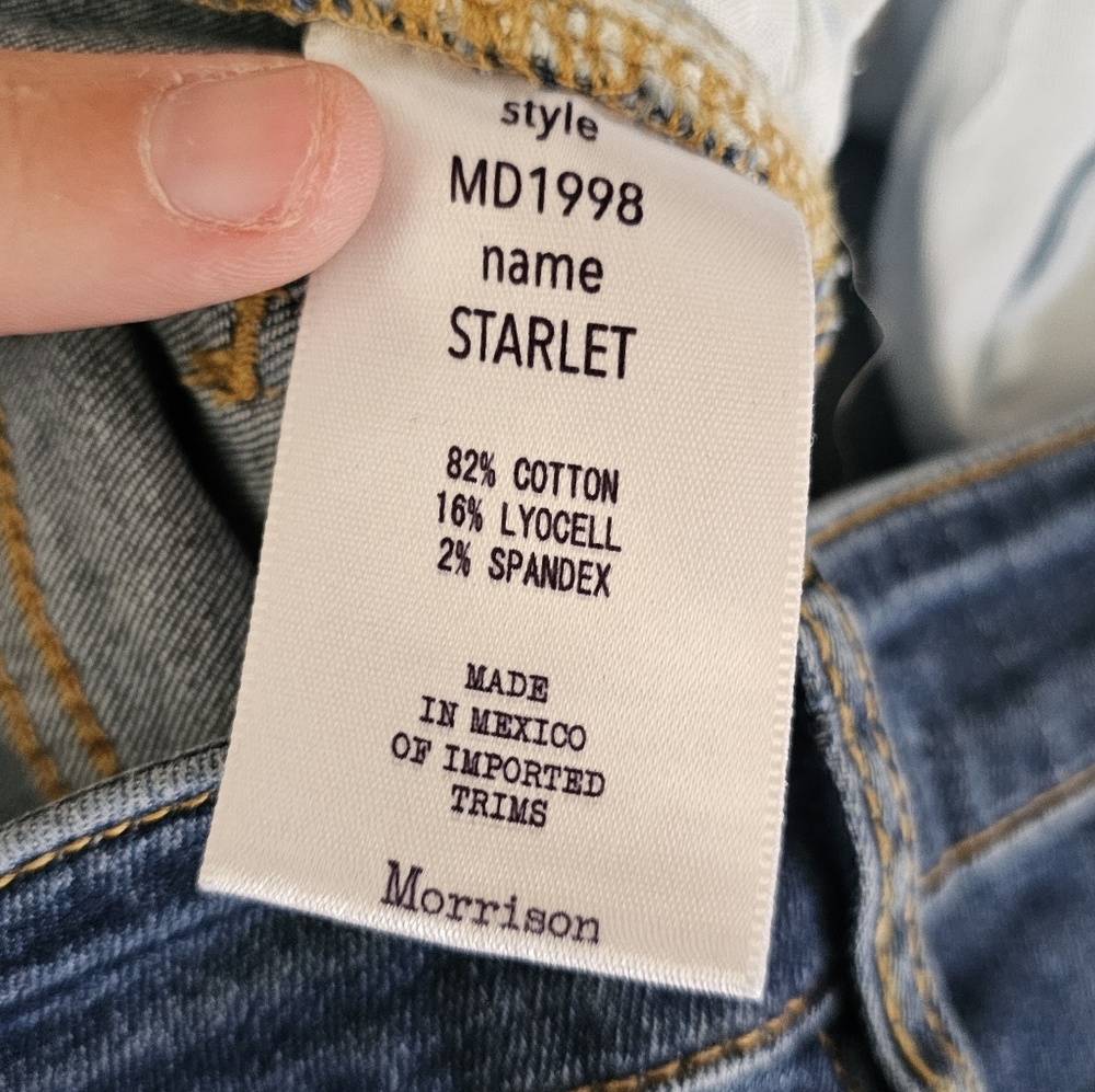 Morrison Raw Hem Bootcut Jeans - Picture 8 of 8